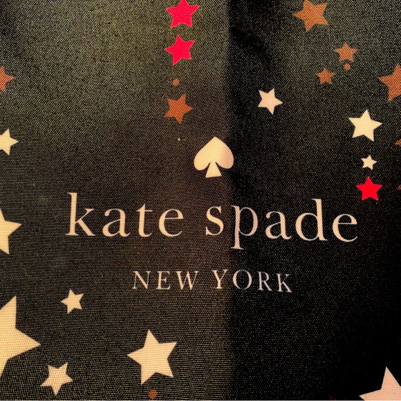 NWOT Kate Spade XXL Stars Fabric Tote 15.5” x 23.5” - Picture 1 of 6